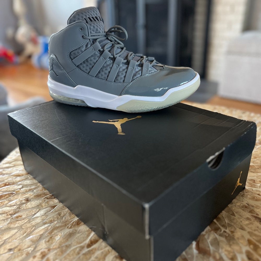 Air Jordan Gray High-Top Sneakers